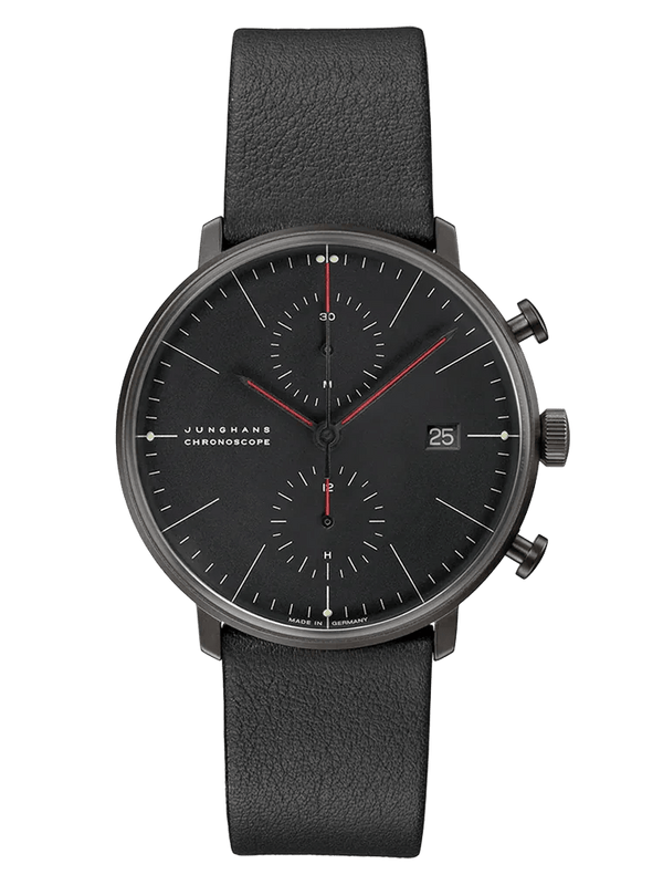 Max Bill Chronoscope Bauhaus Black