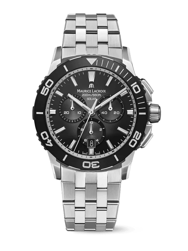 Pontos S Solar Chronograph Black