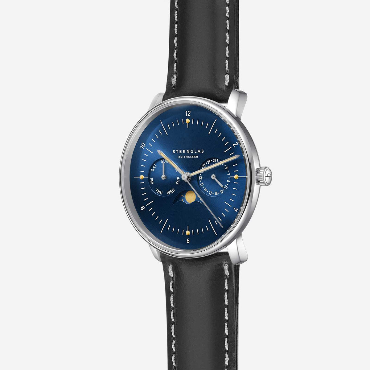 Sternglas Naos Moonphase Midnight Blue, image 2