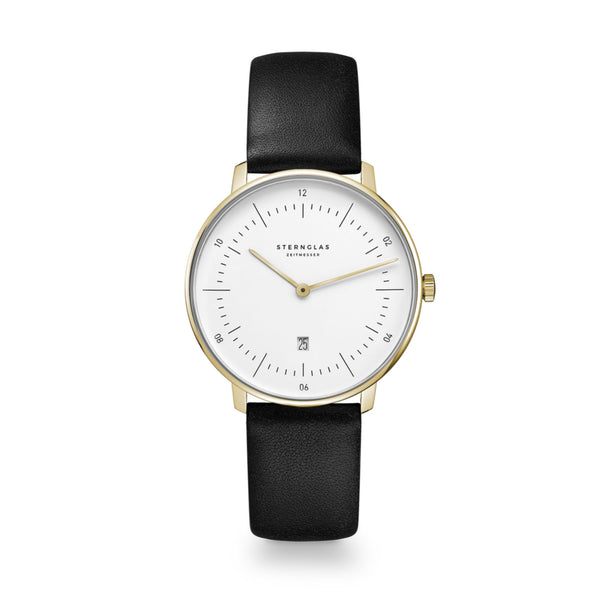 Sternglas Naos XS White – Gold Tone