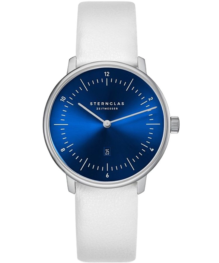Sternglas Naos XS Navy Blue – White Leather