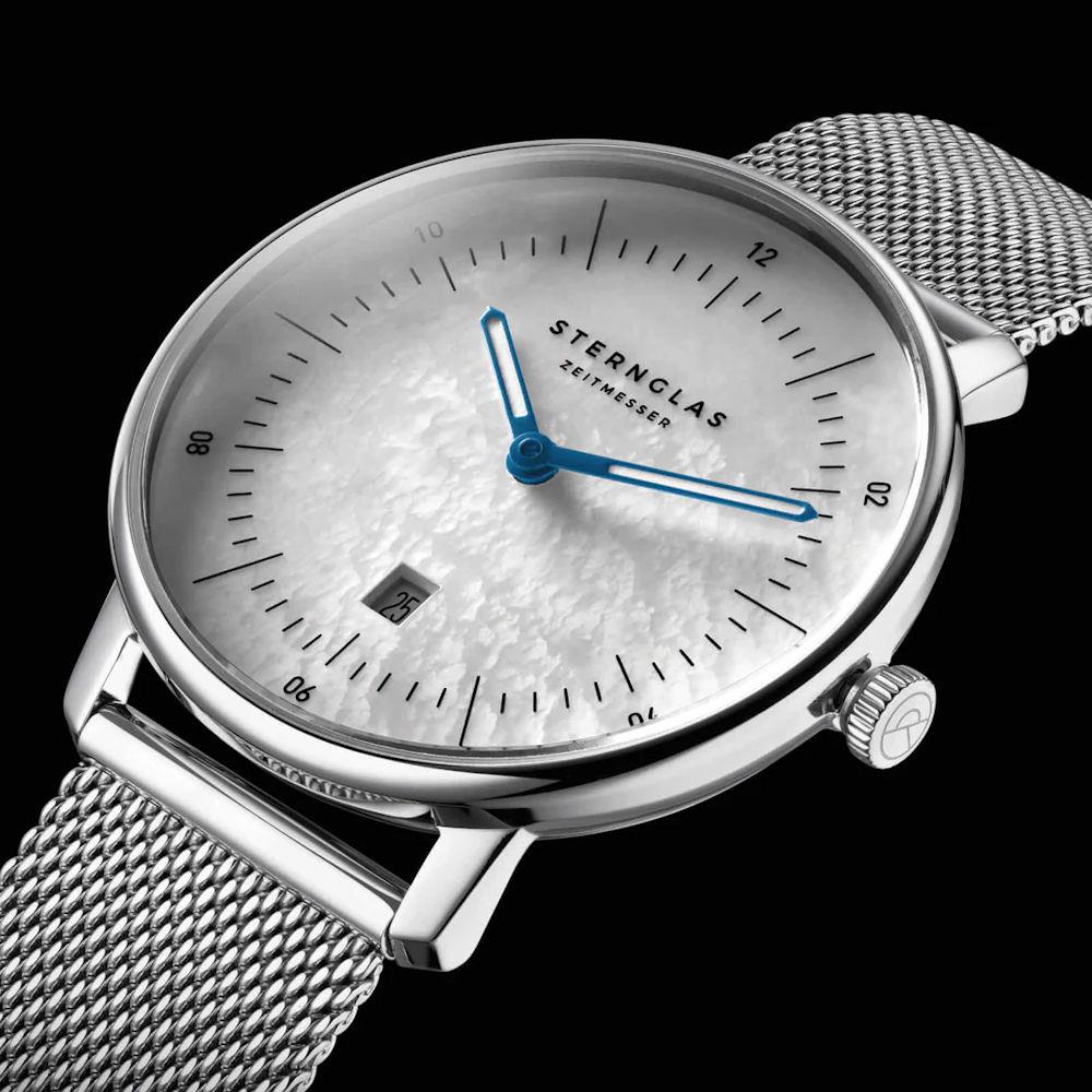Sternglas Naos XS Edition Mother of Pearl – Milanese, view 2